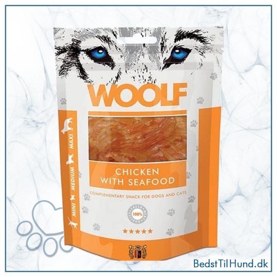 Woolf Chicken Seafood, 100g