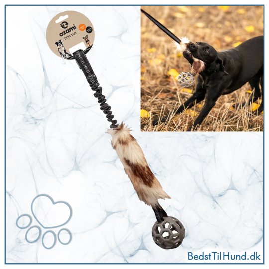 Play-n-tug Faux Furwith Ball, 65cm