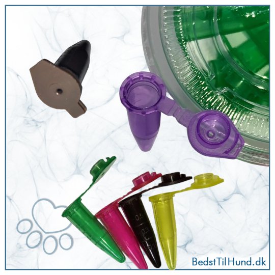Nose Work Duftbeholder, m/hul 10 stk. (0,5 ml)