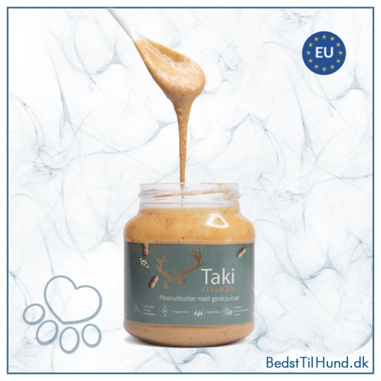 Taki Collagen - Peanutbutter m. Gevirpulver, 330g