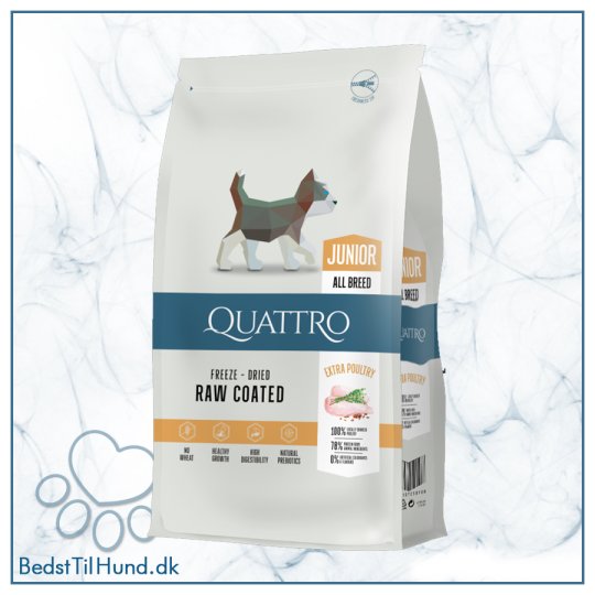 Quattro Super Premium All Breed Junior, Extra Poultry 7kg