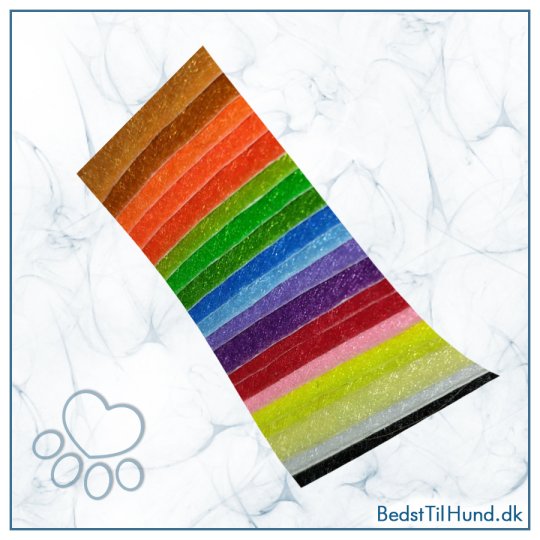 Filt m/kl&aelig;b, 20 farver